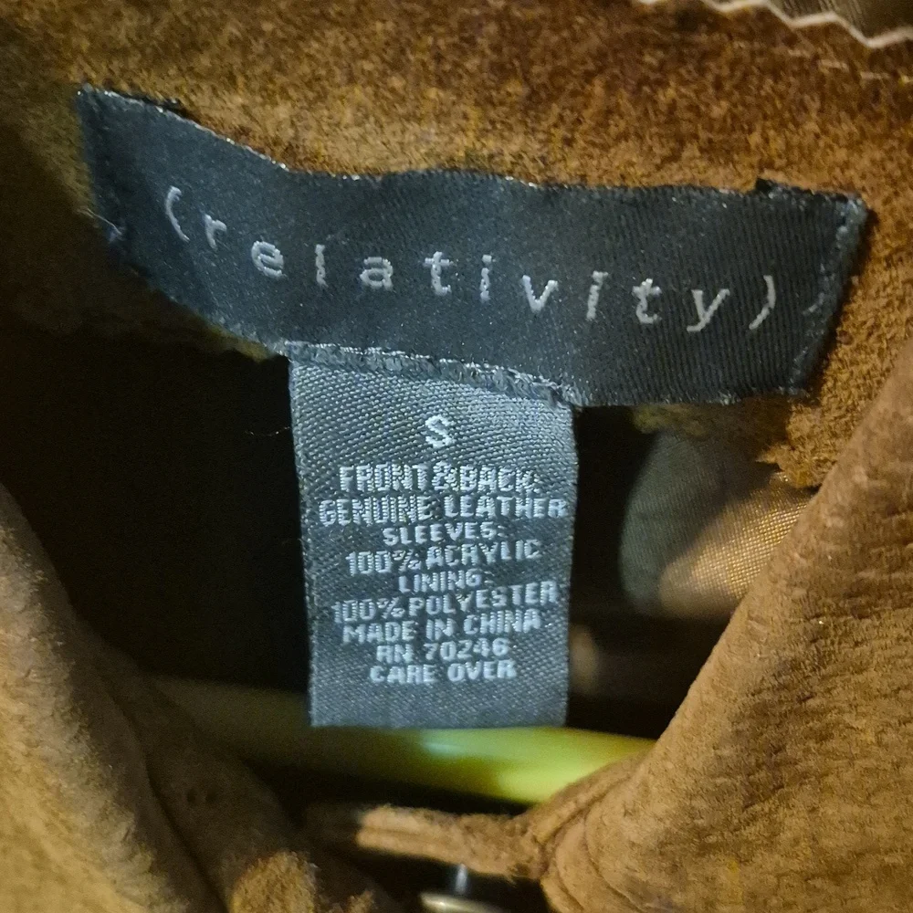 Relativity Rustic Suede Jean Jacket - Picture 4 of 5